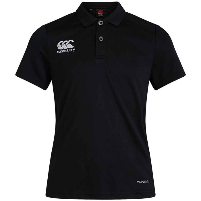 Canterbury Ladies Club Dry Polo Shirt - Black - 8