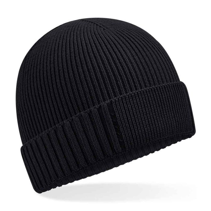 Beechfield Organic Cotton Engineered Patch Beanie main product photo