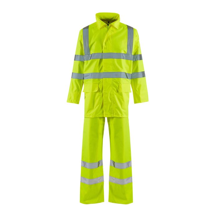 Hi-Vis Yellow Lite Rainsuit main product photo