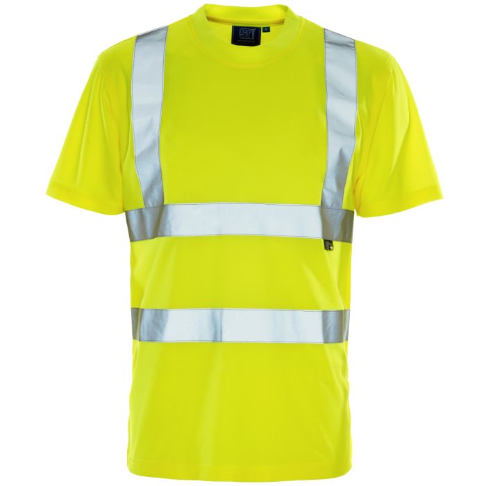 Hi Vis Yellow Bird Eye T-Shirt main product photo