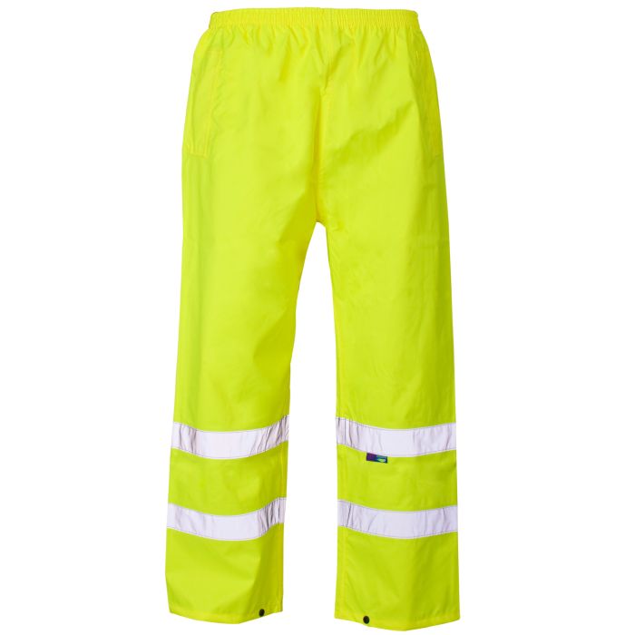 Hi Vis Yellow Overtrousers Ankle Bands main product photo
