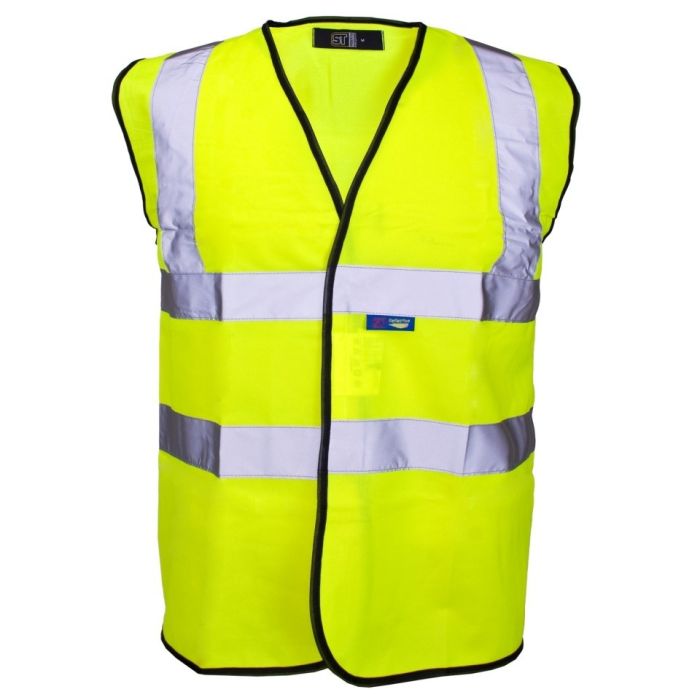 Hi-Vis Yellow Vests Black Bind Pack main product photo