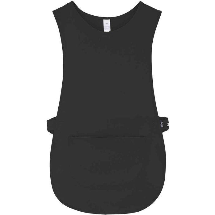 Dennys Tabard with Pocket - Black - S/M