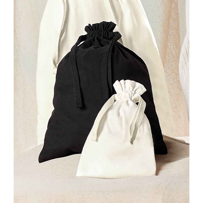 Westford Mill Organic Cotton Drawcord Bag main product photo