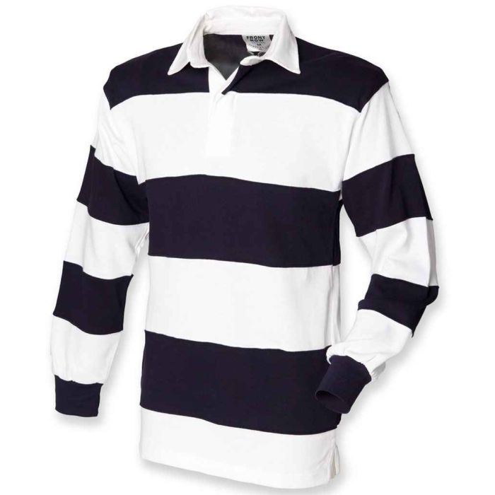 Front Row Sewn Stripe Rugby Shirt main product photo