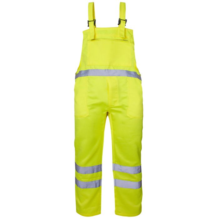 Hi Vis Yellow Polycotton Bib Trousers main product photo