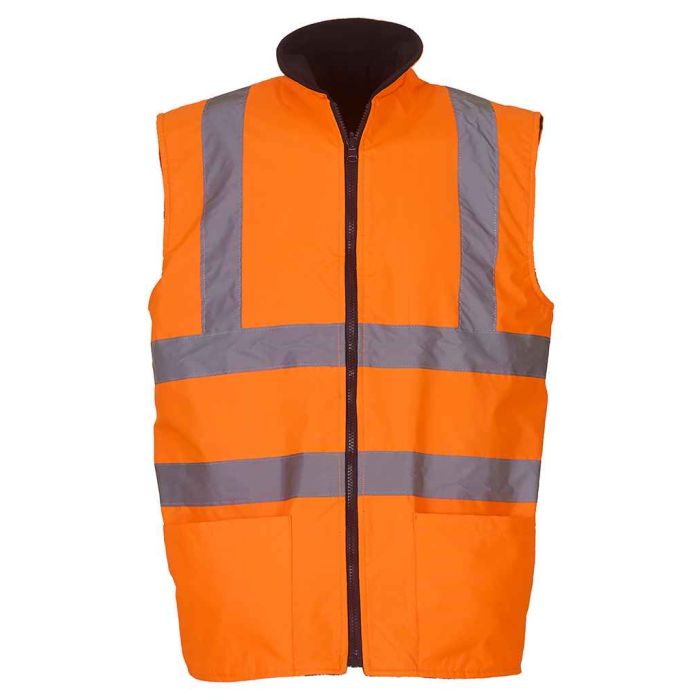 Yoko Hi-Vis Reversible Fleece Bodywarmer main product photo
