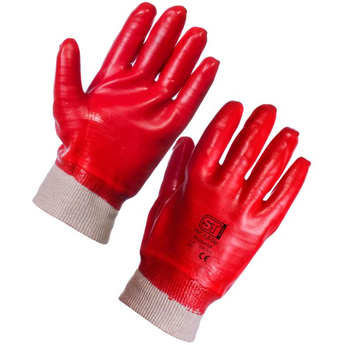 PVC Dip Knit Wrist - Full Dip Gloves - Case main product photo