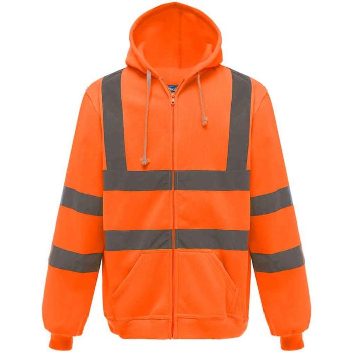 Yoko Hi-Vis Zip Hoodie main product photo