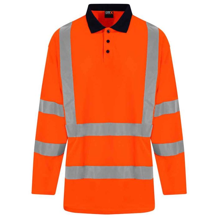 Pro RTX High Visibility Long Sleeve Polo Shirt main product photo