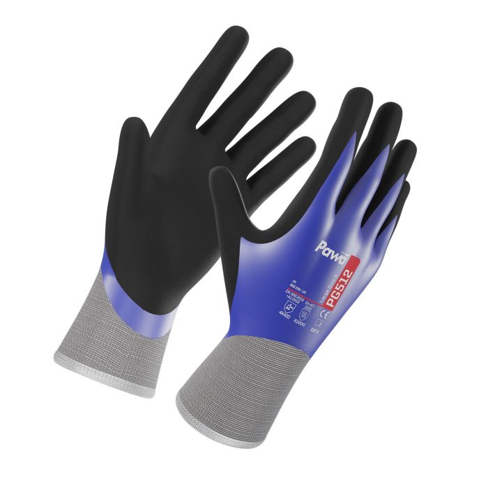Pawa PG512 Oil Resistant Level D Anti-Cut Gloves main product photo