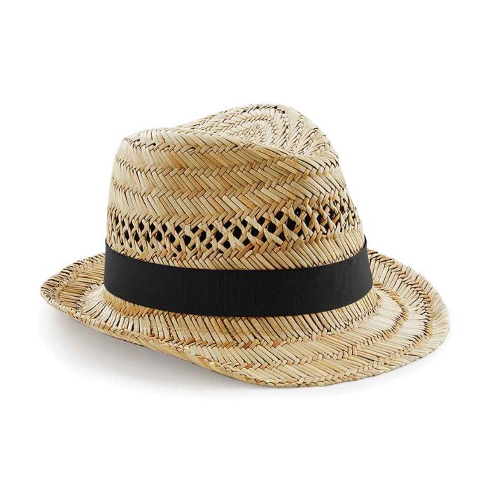 Beechfield Straw Summer Trilby main product photo