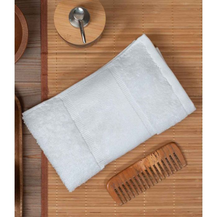 Towel City Organic Printable Border Hand Towel main product photo