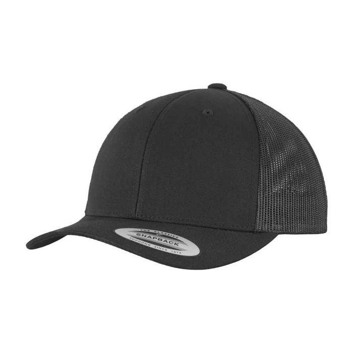 Flexfit Retro Trucker Cap - Black - ONE