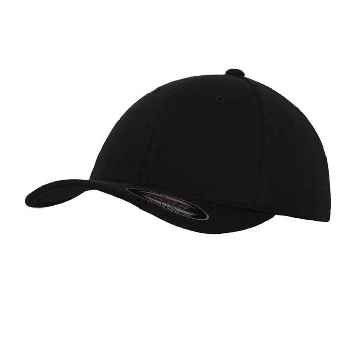 Flexfit Double Jersey Cap - Black - S/M