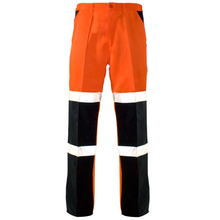 Hi Vis Orange/Black Ballistic Trousers main product photo