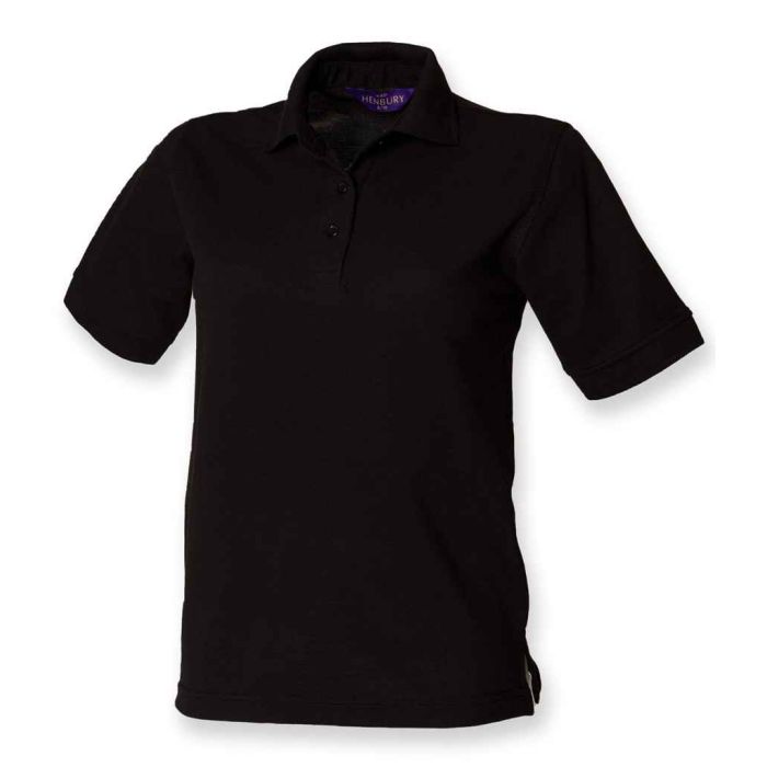 Henbury Ladies Poly/Cotton Pique Polo Shirt