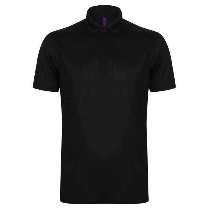 Henbury Slim Fit Stretch Microfine Pique Polo Shirt