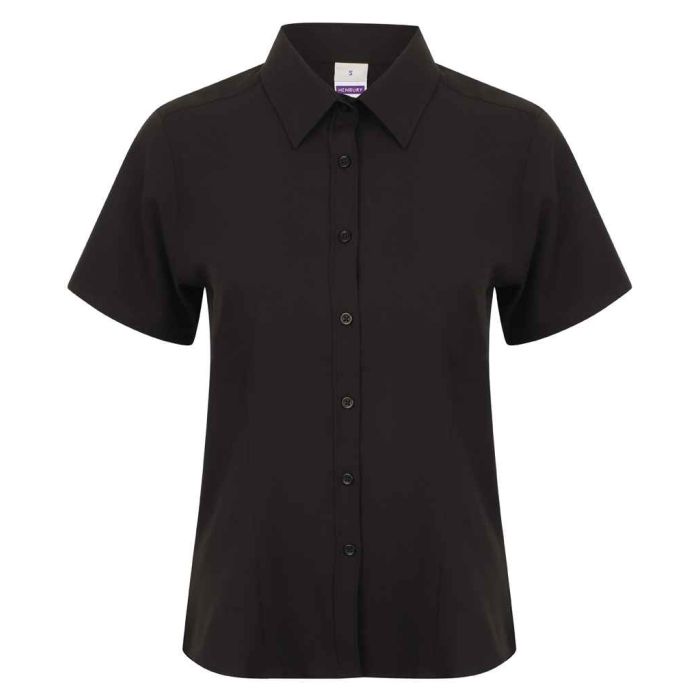 Henbury Ladies Short Sleeve Wicking Shirt