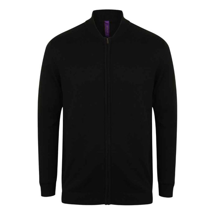 Henbury Unisex Zip Through Cardigan