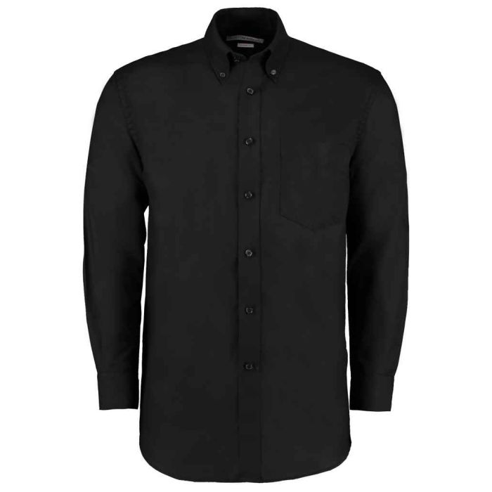 Kustom Kit Long Sleeve Classic Fit Workwear Oxford Shirt