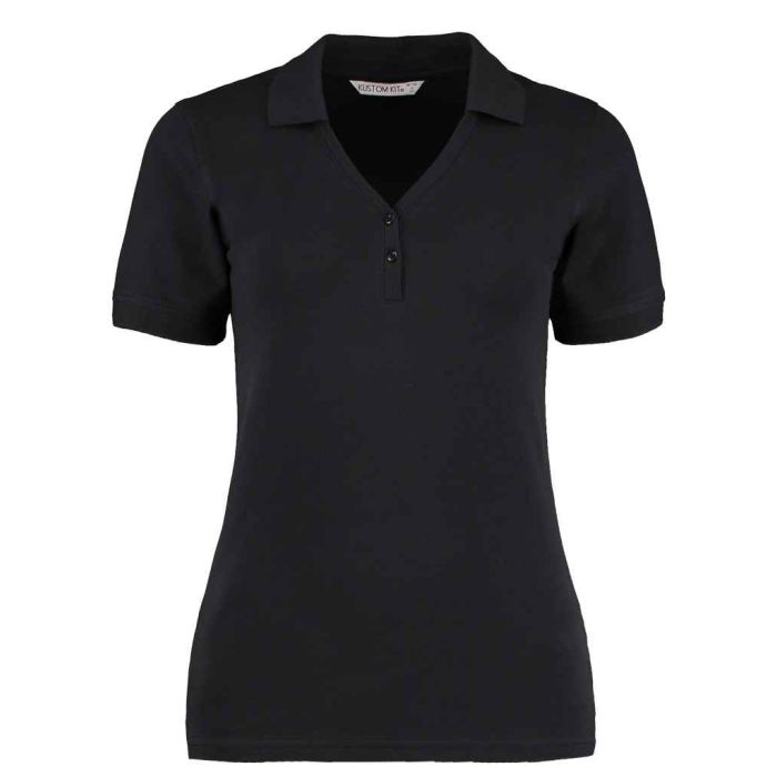 Kustom Kit Sophia Comfortec® V Neck Polo Shirt