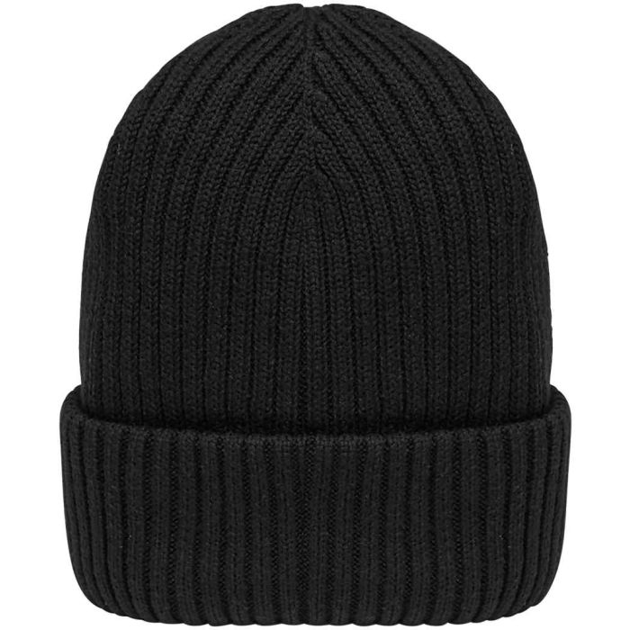 Native Spirit Wide Cuffed Beanie - Black - ONE