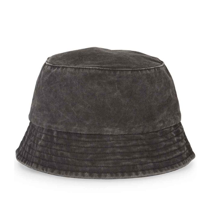 Native Spirit Faded Bucket Hat - Washed Black - S/M