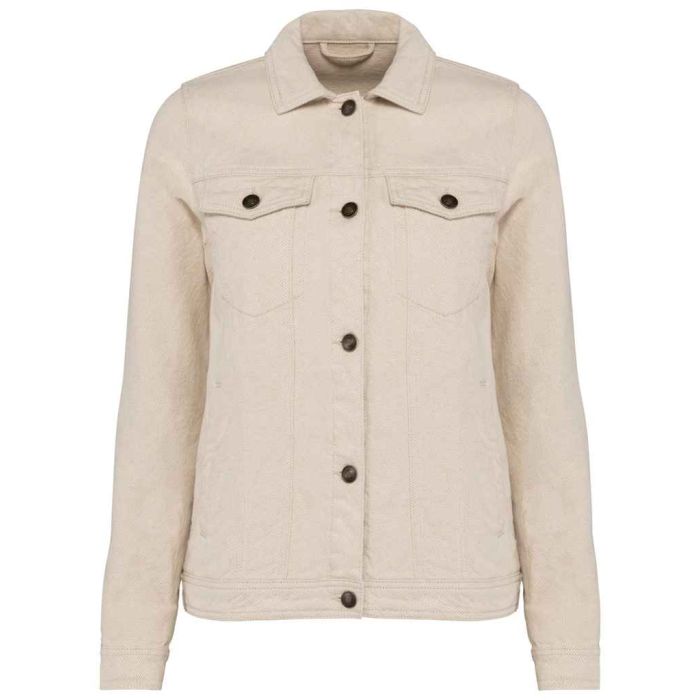 Native Spirit Ladies Jacket with Hemp - Raw Natural - XS