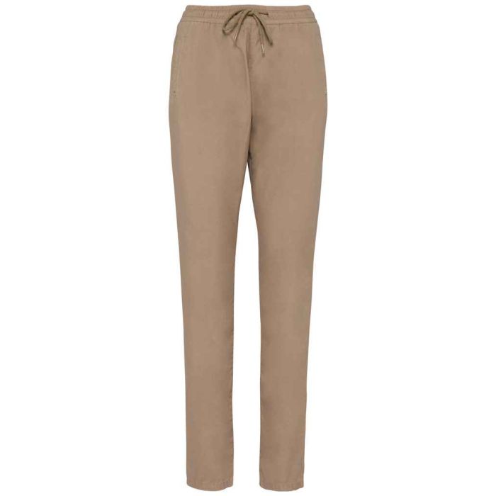 Native Spirit Ladies TENCEL™ Trousers - Washed Wet Sand - XS