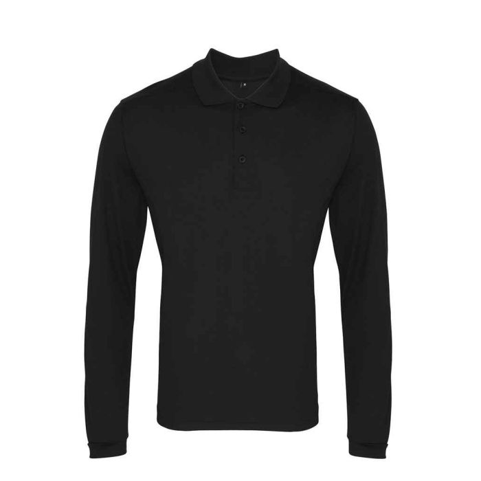 Premier Long Sleeve Coolchecker® Pique Polo Shirt