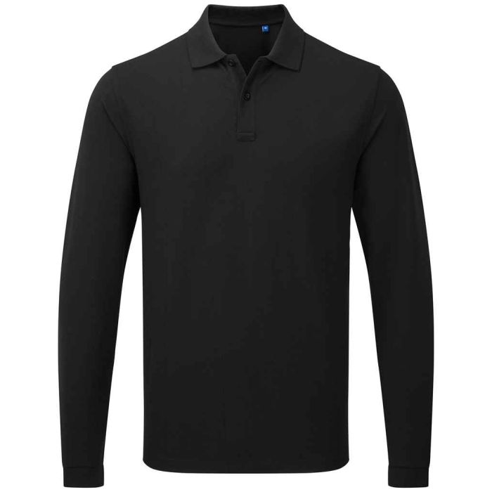 Premier Essential Unisex Long Sleeve Polo Shirt