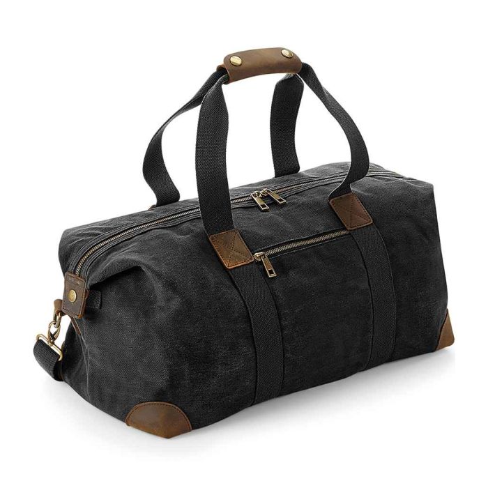 Quadra Heritage Waxed Canvas Holdall