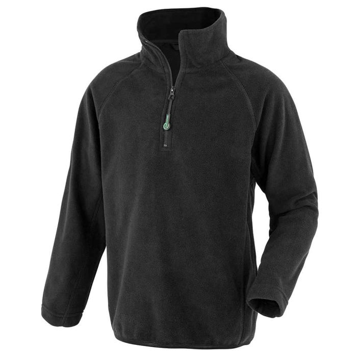 Result Genuine Recycled Kids Zip Neck Micro Fleece