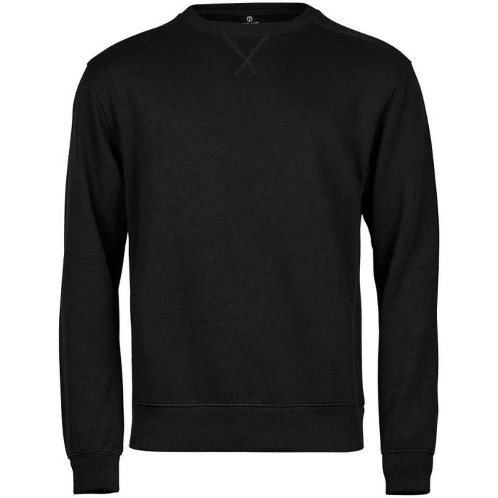 Tee Jays Ribbed Interlock Crew Neck Sweatshirt