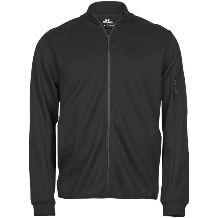 Tee Jays Athletic Full Zip Sweat Cardigan