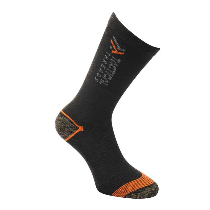 Regatta 3 Pack Work Socks - Black - ONE