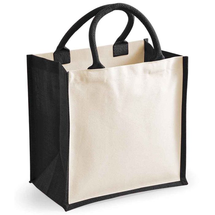 Westford Mill Printers Midi Jute Tote Bag