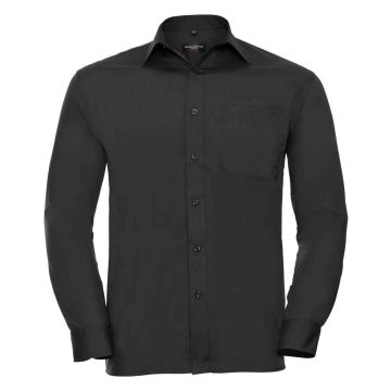 Russell Collection Long Sleeve Easy Care Poplin Shirt