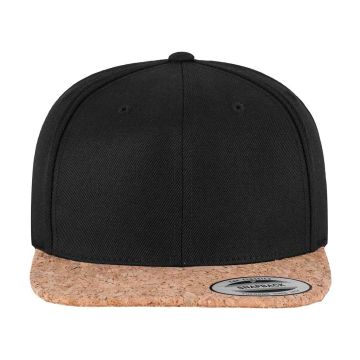 Flexfit Cork Snapback Cap - Black - ONE