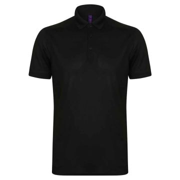 Henbury Slim Fit Stretch Microfine Pique Polo Shirt