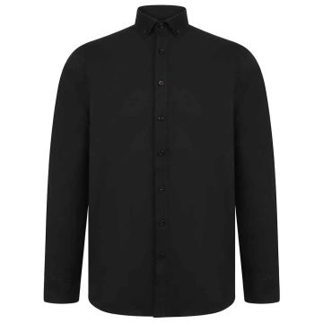 Henbury Modern Long Sleeve Regular Fit Oxford Shirt