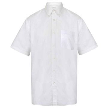 Henbury Short Sleeve Classic Oxford Shirt