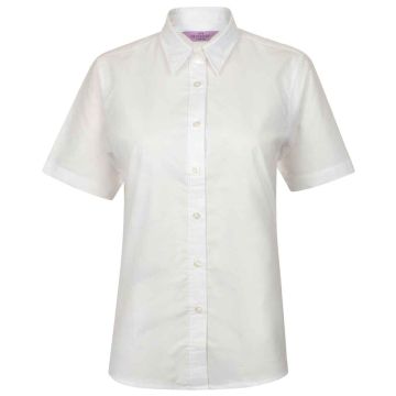 Henbury Ladies Short Sleeve Classic Oxford Shirt