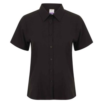 Henbury Ladies Short Sleeve Wicking Shirt