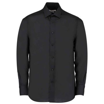 Kustom Kit Long Sleeve Tailored Business Shirt