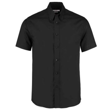 Kustom Kit Premium Short Sleeve Tailored Oxford Shirt