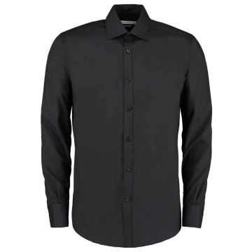 Kustom Kit Long Sleeve Slim Fit Business Shirt