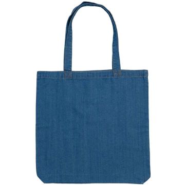 Mantis Denim Tote Bag - Denim Blue - ONE