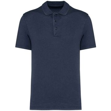 Native Spirit Washed Jersey Polo Shirt